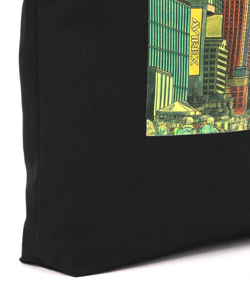 AVIREX(アヴィレックス)の「《AVIREX / EXPANSION》"YEWNORK" TOTE BAG / YEWNORK トートバッグ / アヴィレックス / エクスパンション(トートバッグ・メンズ・ブラック/ホワイト・FREE)」の16枚目の写真