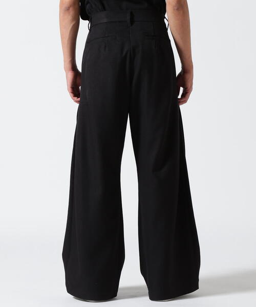 Toironier（トワロニエ）の「Toironier/トワロニエ/STA-P 2Tuck Side Tuck Pants（スラックス・メンズ・ブラック・1/2）」の12枚目の写真