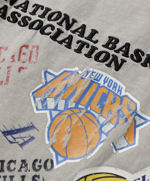新品・未使用・フリークスストア+NBAチームロゴ ランダム ワッペン Tシャツ NBAチームロゴ ランダム刺繍 裏毛 スウェットパーカー｜フリークス