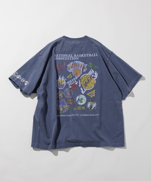 NBA（エヌビーエー）の「NBA/エヌビーエー NBA ﾗﾝﾀﾞﾑ ﾁｰﾑ ﾊﾞｯｸﾛｺﾞTEE（Tシャツ/カットソー・メンズ・ネイビー/ベージュ/ブラック・LARGE/MEDIUM）」の17枚目の写真