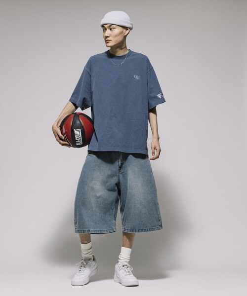 NBA（エヌビーエー）の「NBA/エヌビーエー NBA ﾗﾝﾀﾞﾑ ﾁｰﾑ ﾊﾞｯｸﾛｺﾞTEE（Tシャツ/カットソー・メンズ・ネイビー/ベージュ/ブラック・LARGE/MEDIUM）」の21枚目の写真