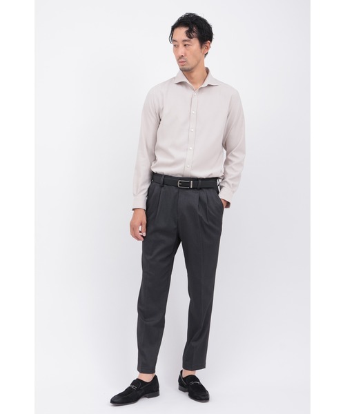 HIGH STREET（ハイストリート）の「TRABESTﾂｲﾙ2ﾀｯｸｲｰｼﾞｰPT（スラックス・メンズ・ブラック/グレー系その他2・M/S/LL/L）」の9枚目の写真