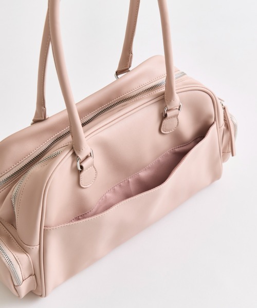 OLIVE des OLIVE エンボスリボンボストンバッグ OLIVE des OLIVE（オリーブデオリーブ）の「エンボスリボン