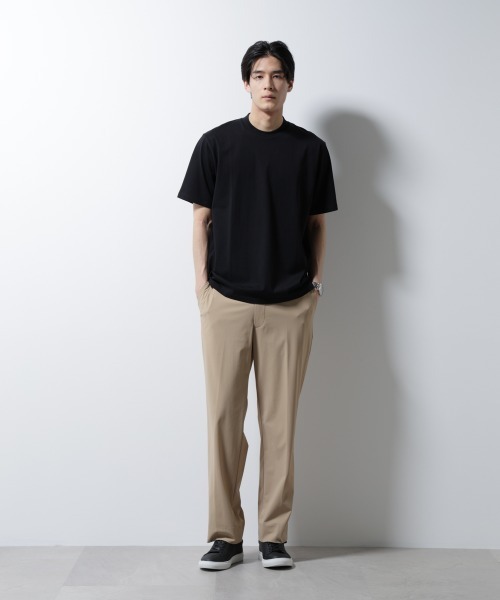 NANO universe（ナノユニバース）の「ジャケT(R) クルーネック 半袖（Tシャツ/カットソー・メンズ・グレー/ブラック/ホワイト/ネイビー・L/M/S/XL）」の19枚目の写真