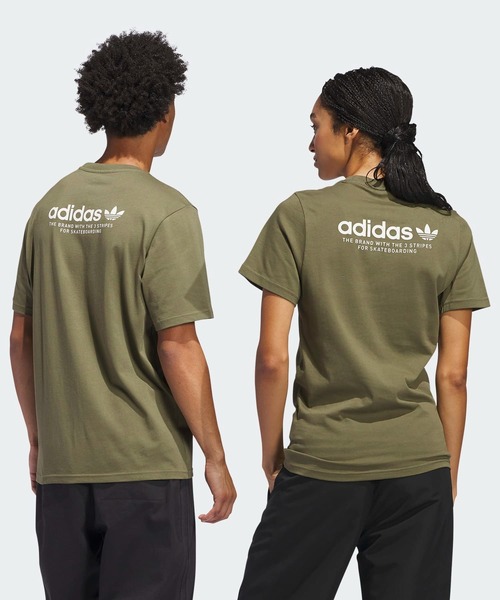 【関税・送料込み】adidas 4.0 ロゴ クルーネック 半袖 Tシャツ 4.0 ロゴ 半袖Tシャツ(ジェンダーニュートラル) / アディダス