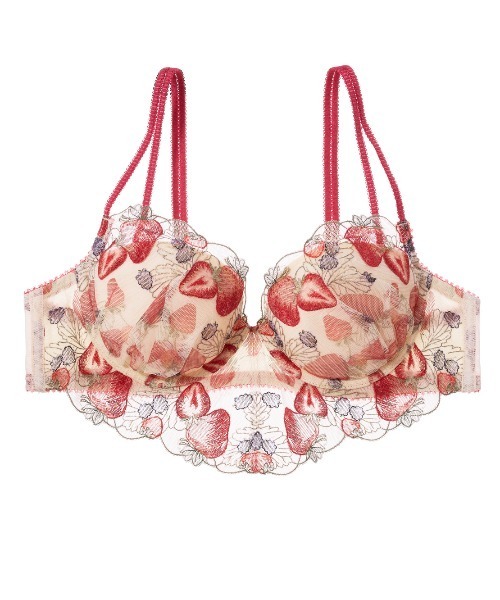 新品☆スカーラ☆エンブロイダリーブラトップ　L エンブロイダリーブルームブラ(C65 ブラック): SALON by PEACH JOHN