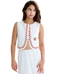 BILLABONG レディース 【CRYSTAL TIDES】 SECRET COVE WVN TOP 【2025年夏モデル】/ビラボンノースリーブトップス