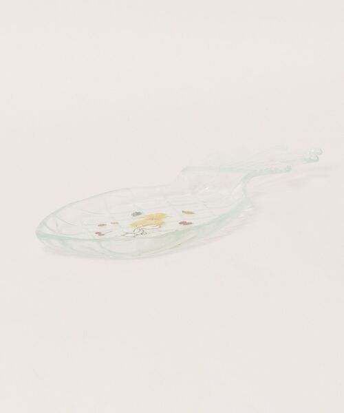 セール】パイナップルガラスプレート[水森亜土コラボ]（食器）｜studio