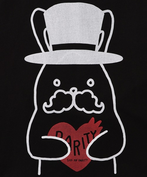 スカラーパリティー / パパラビル柄BIG-Tシャツ セール】352109：パパラビル柄BIG-Tシャツ（Tシャツ/カットソー