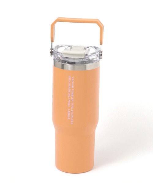 セール】【保冷保温／大容量900ml／ストロー付】ハンドル2WAY