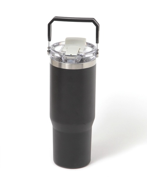 LAKOLE（ラコレ）の「【保冷保温／大容量900ml／ストロー付】ハンドル2WAYタンブラー / 572946（水筒・レディース・アイボリー/ブラック/パープル/イエロー/オレンジ/グリーン/ブルー/シルバー/ピンク・FREE）」の20枚目の写真