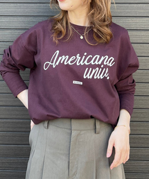 MICA&DEAL | 【AMERICANA×MICA&DEAL/ アメリカーナ×マイカ】long tee ロゴロングスリーブTシャツ(Tシャツ/カットソー)