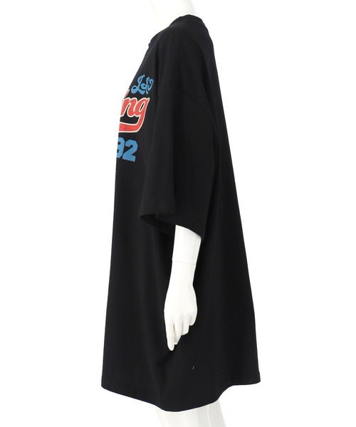 ANAP（アナップ）の「レトロ POP ロゴ プリント ビッグ Tシャツ（Tシャツ/カットソー・レディース・グレー/ホワイト/ブラック・FREE）」の10枚目の写真