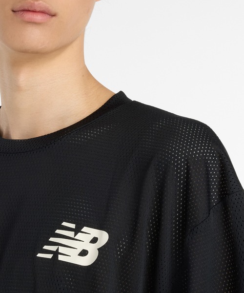 NEW BALANCE（ニューバランス）の「大谷翔平 メッシュショートスリーブトップ（Tシャツ/カットソー・メンズ・オフホワイト/チャコールグレー・SMALL/MEDIUM/LARGE/X-LARGE/XX-LARGE）」の5枚目の写真