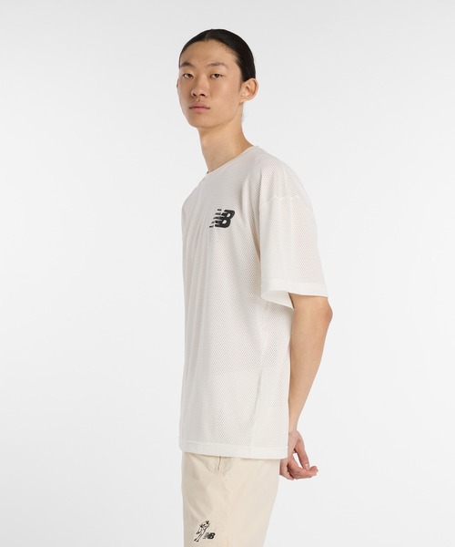 NEW BALANCE（ニューバランス）の「大谷翔平 メッシュショートスリーブトップ（Tシャツ/カットソー・メンズ・オフホワイト/チャコールグレー・SMALL/MEDIUM/LARGE/X-LARGE/XX-LARGE）」の8枚目の写真