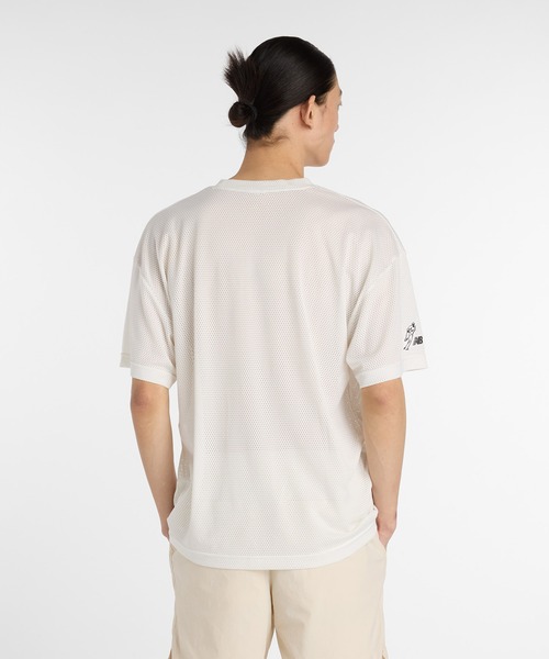 NEW BALANCE（ニューバランス）の「大谷翔平 メッシュショートスリーブトップ（Tシャツ/カットソー・メンズ・オフホワイト/チャコールグレー・SMALL/MEDIUM/LARGE/X-LARGE/XX-LARGE）」の9枚目の写真