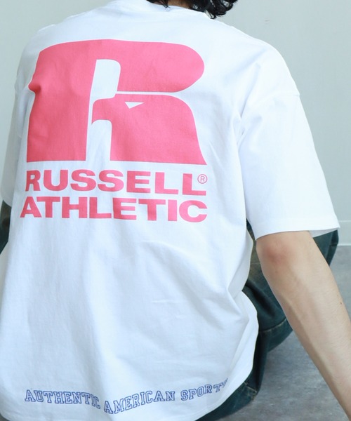 Russell Athletic（ラッセルアスレティック）の「【RUSSELL ATHLETIC/ラッセル アスレチック】×【Duckster/ダックスター】アソート グラフィック クルーネック半袖Tシャツ（Tシャツ/カットソー・メンズ・ホワイト系/ホワイト系1/ホワイト系2/ブラック系/ブラック系1/ブラック系2/ライトグレー系/ライトグレー系1/ライトグレー系2・M/L/XL）」の2枚目の写真