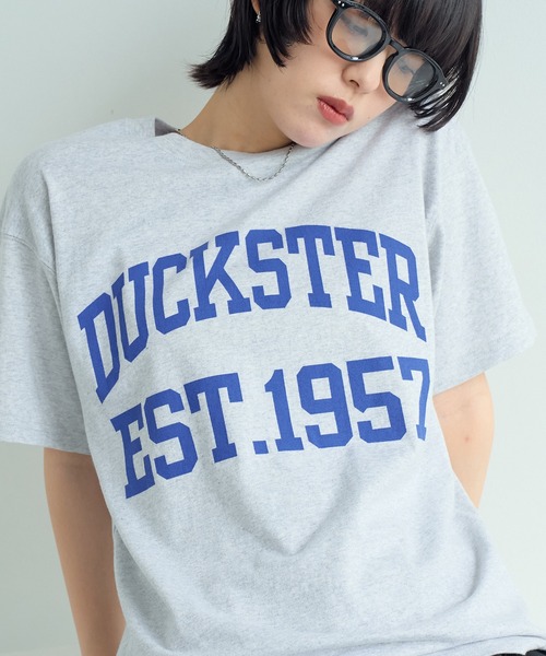 Russell Athletic（ラッセルアスレティック）の「【RUSSELL ATHLETIC/ラッセル アスレチック】×【Duckster/ダックスター】アソート グラフィック クルーネック半袖Tシャツ（Tシャツ/カットソー・メンズ・ホワイト系/ホワイト系1/ホワイト系2/ブラック系/ブラック系1/ブラック系2/ライトグレー系/ライトグレー系1/ライトグレー系2・M/L/XL）」の9枚目の写真