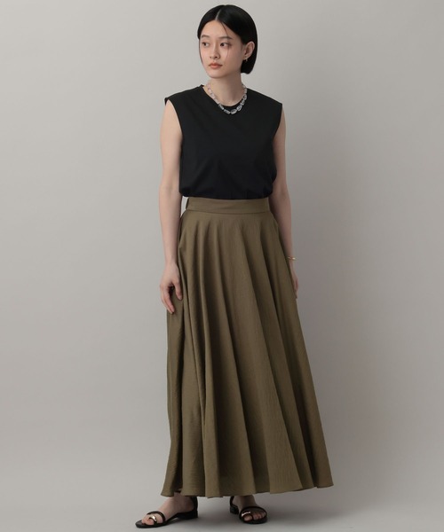 A part by（アパートバイ）の「シアーサーキュラーフレアスカート（スカート・レディース・カーキ/ピンク系その他/オフホワイト・SMALL/MEDIUM）」の22枚目の写真
