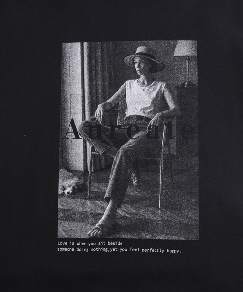 Lajour(ラジュール)の「【日本製】機能性・デザイン性も備えたTシャツ/接触冷感/UVカット(Tシャツ/カットソー・レディース・ホワイト/オートミール/ブラック・フリー)」の5枚目の写真