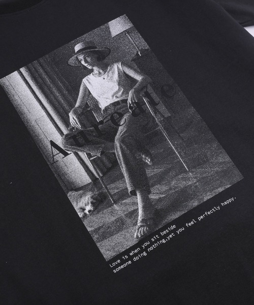 Lajour(ラジュール)の「【日本製】機能性・デザイン性も備えたTシャツ/接触冷感/UVカット(Tシャツ/カットソー・レディース・ホワイト/オートミール/ブラック・フリー)」の6枚目の写真
