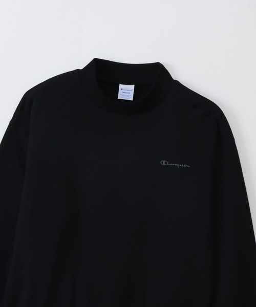 Champion(チャンピオン)の「【Champion/チャンピオン】レディース ベーシック モックネックスウェットシャツ(スウェット・レディース・ベージュ系2/オートミール/グレー/ブラック・LARGE/MEDIUM)」の17枚目の写真