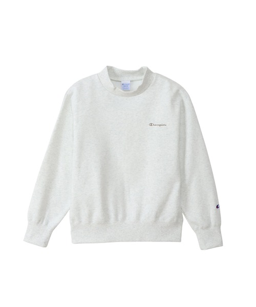 Champion(チャンピオン)の「【Champion/チャンピオン】レディース ベーシック モックネックスウェットシャツ(スウェット・レディース・ベージュ系2/オートミール/グレー/ブラック・LARGE/MEDIUM)」の11枚目の写真