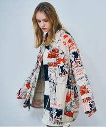 RNA | B2922 ＥＮＪＯＹプリントシャツジャケット(シャツ/ブラウス)