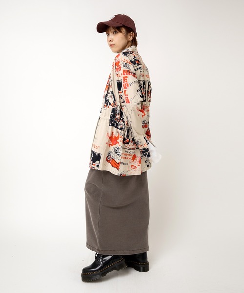 RNA（アールエヌエー）の「B2922 ＥＮＪＯＹプリントシャツジャケット（シャツ/ブラウス・レディース・オフホワイト/ベージュ/オリーブ・MEDIUM）」の19枚目の写真