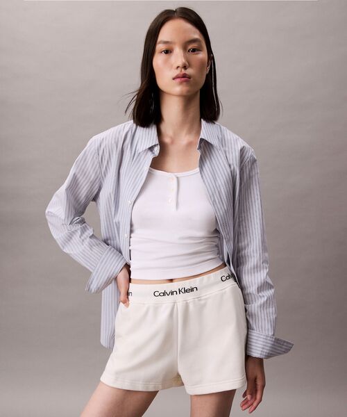 ロゴ テープテリーショートパンツ（その他パンツ）｜Calvin Klein