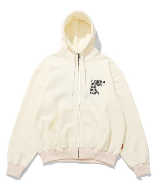 KRIFF MAYER（クリフメイヤー）の「【裏起毛】スーベニア刺繍ジップアップパーカー（パーカー・メンズ・グレー/ナチュラル/レッド/パープル/オリーブ/ブラック・MEDIUM/X-LARGE/LARGE）」の13枚目の写真