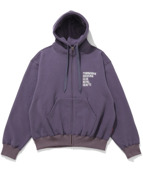 KRIFF MAYER（クリフメイヤー）の「【裏起毛】スーベニア刺繍ジップアップパーカー（パーカー・メンズ・グレー/ナチュラル/レッド/パープル/オリーブ/ブラック・MEDIUM/X-LARGE/LARGE）」の19枚目の写真