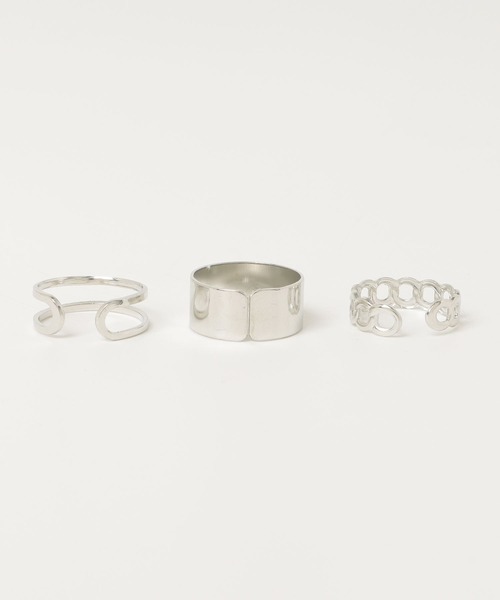 MGV（エムジーヴィー）の「シルバー3セットリング（リング・メンズ・シルバー・FREE）」の6枚目の写真