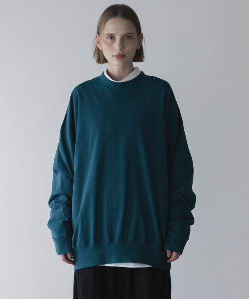loose basic sweat long Tee / ルーズベーシックスウェットロンT
