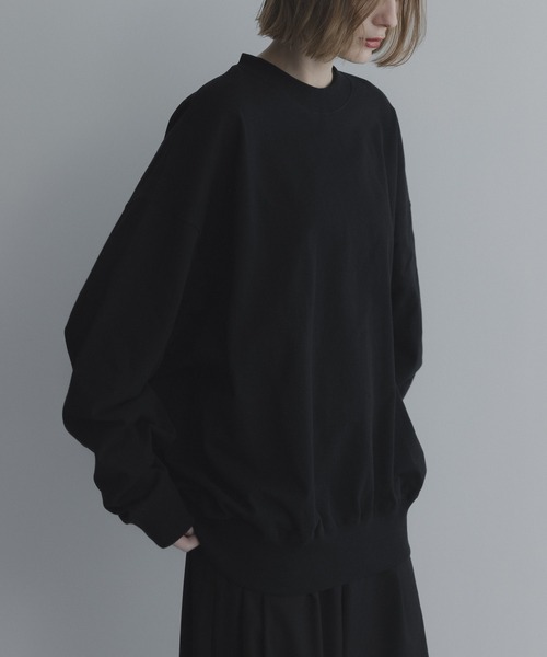 remer（リメール）の「loose basic sweat long Tee / ルーズベーシックスウェットロンT〈裏毛レススウェット〉（スウェット・メンズ・ライトグレー/ブルー/チャコールグレー/ブラック/テラコッタ・LARGE/MEDIUM/SMALL/X-SMALL）」の15枚目の写真