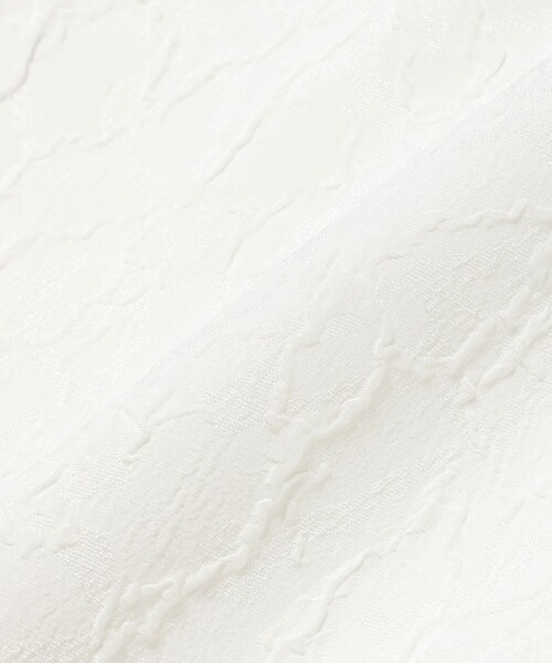 Demi-Luxe BEAMS（デミルクス ビームス）の「【1/15再値下げ】エディター東原妙子 × Demi-Luxe BEAMS / 2WAY ジャカード ブラウス（シャツ/ブラウス・レディース・ホワイト/ブラック・ONE SIZE）」の7枚目の写真