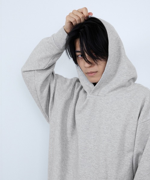 URBAN COLLECTION(アーバンコレクション)の「URBANCOLLECTION ワイドスウェット プルオーバーパーカー(パーカー・メンズ・ブラック/ブラウン/杢グレー・XL/L/M/S)」の15枚目の写真