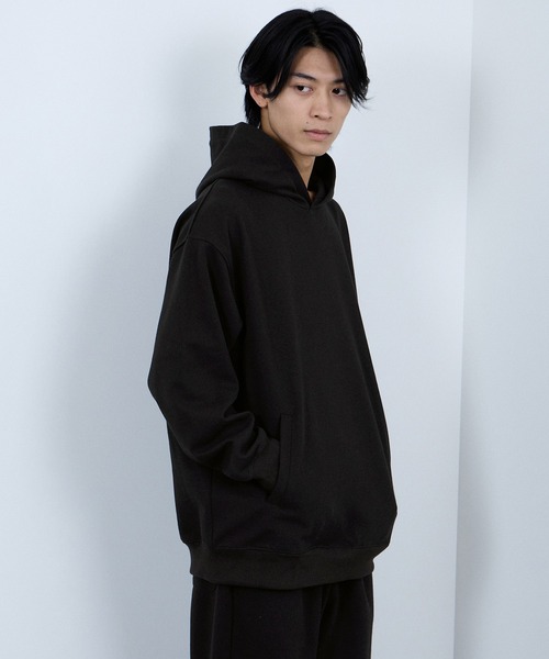 URBAN COLLECTION(アーバンコレクション)の「URBANCOLLECTION ワイドスウェット プルオーバーパーカー(パーカー・メンズ・ブラック/ブラウン/杢グレー・XL/L/M/S)」の4枚目の写真