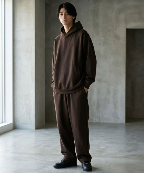 URBAN COLLECTION(アーバンコレクション)の「URBANCOLLECTION ワイドスウェット プルオーバーパーカー(パーカー・メンズ・ブラック/ブラウン/杢グレー・XL/L/M/S)」の19枚目の写真