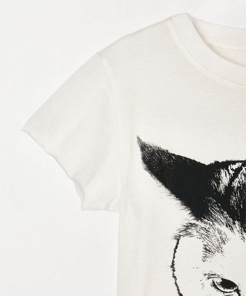 BEEDEN(ビーデン)の「CAT PRINT TINY TEE(Tシャツ/カットソー・レディース・グレー/ホワイト・FREE)」の11枚目の写真