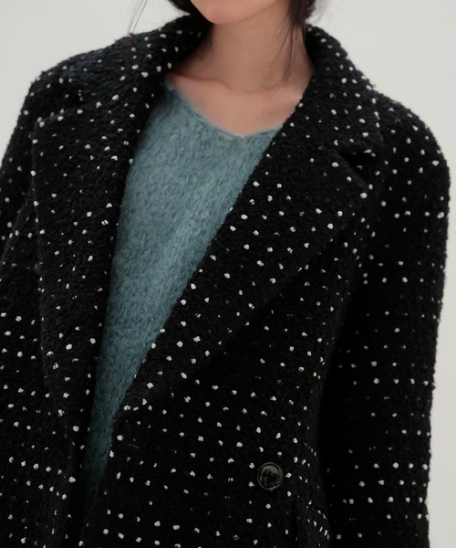 DRESSLAVE(ドレスレイブ)の「B7 / ponpon mall coat(ポンポンモールコート)(ピーコート・レディース・ブラック・38)」の11枚目の写真