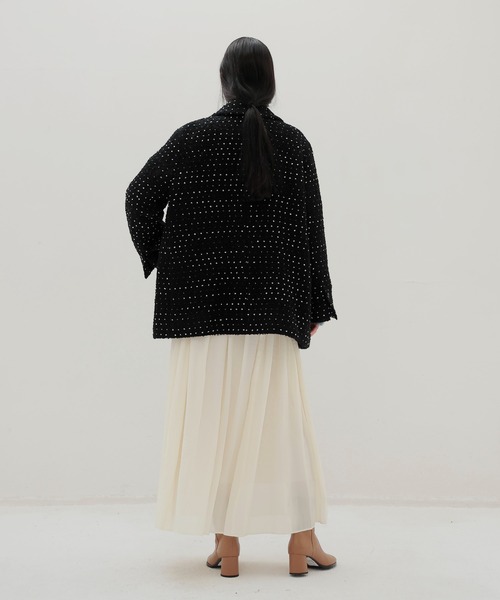 DRESSLAVE(ドレスレイブ)の「B7 / ponpon mall coat(ポンポンモールコート)(ピーコート・レディース・ブラック・38)」の6枚目の写真