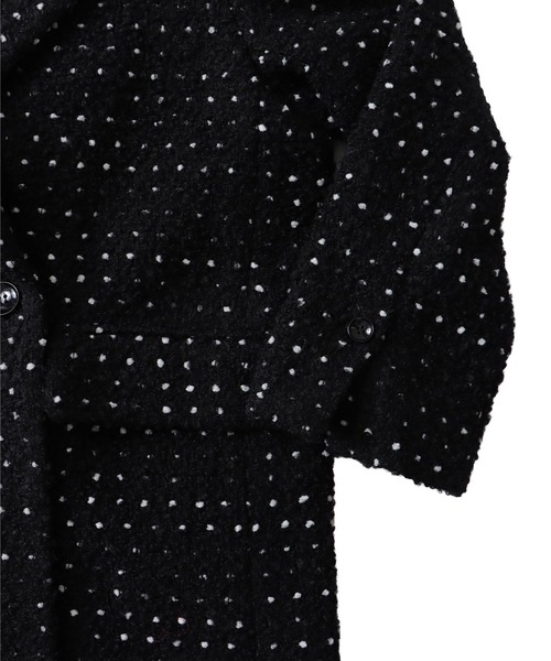 DRESSLAVE(ドレスレイブ)の「B7 / ponpon mall coat(ポンポンモールコート)(ピーコート・レディース・ブラック・38)」の13枚目の写真