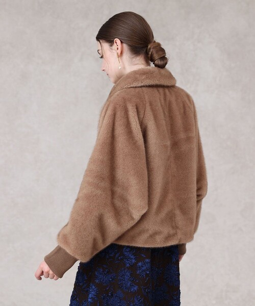 フェイクミンクファーブルゾン（ブルゾン）｜ANAYI（アナイ）の