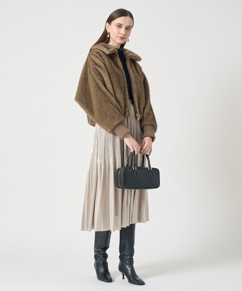 ANAYI（アナイ）の「フェイクミンクファーブルゾン（ブルゾン・レディース・グレイッシュベージュ/ベージュ/モカ・38/36/34）」の19枚目の写真