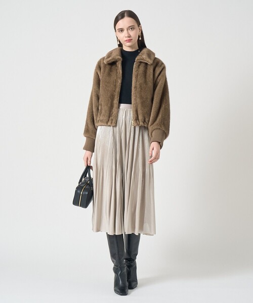 フェイクミンクファーブルゾン（ブルゾン）｜ANAYI（アナイ）の