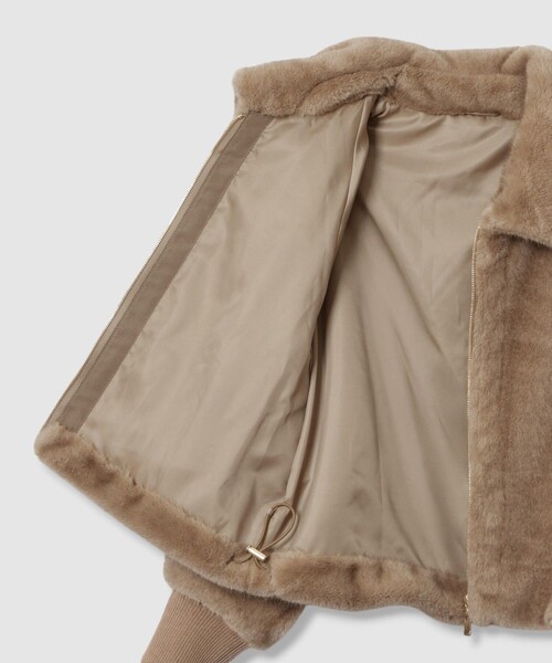 フェイクミンクファーブルゾン（ブルゾン）｜ANAYI（アナイ）の