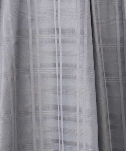 MK MICHEL KLEIN（エムケーミッシェルクラン）の「シアードビーチェックスカート/洗える（スカート・レディース・グレー/ブラック・38）」の5枚目の写真