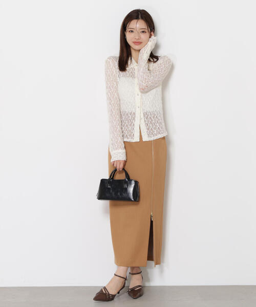 PROPORTION BODY DRESSING（プロポーションボディドレッシング）の「サイドファスナータイトスカート / 1215220802（スカート・レディース・ブラック/ボルドー/ベージュ系その他・SMALL/MEDIUM）」の15枚目の写真