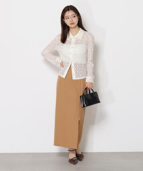 PROPORTION BODY DRESSING（プロポーションボディドレッシング）の「サイドファスナータイトスカート / 1215220802（スカート・レディース・ブラック/ボルドー/ベージュ系その他・SMALL/MEDIUM）」の16枚目の写真